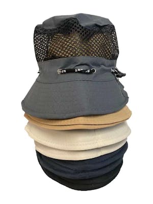 Mesh Bucket Hats - Assorted