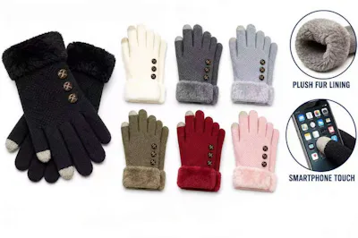 Women Touchscreen Gloves - Assorted
