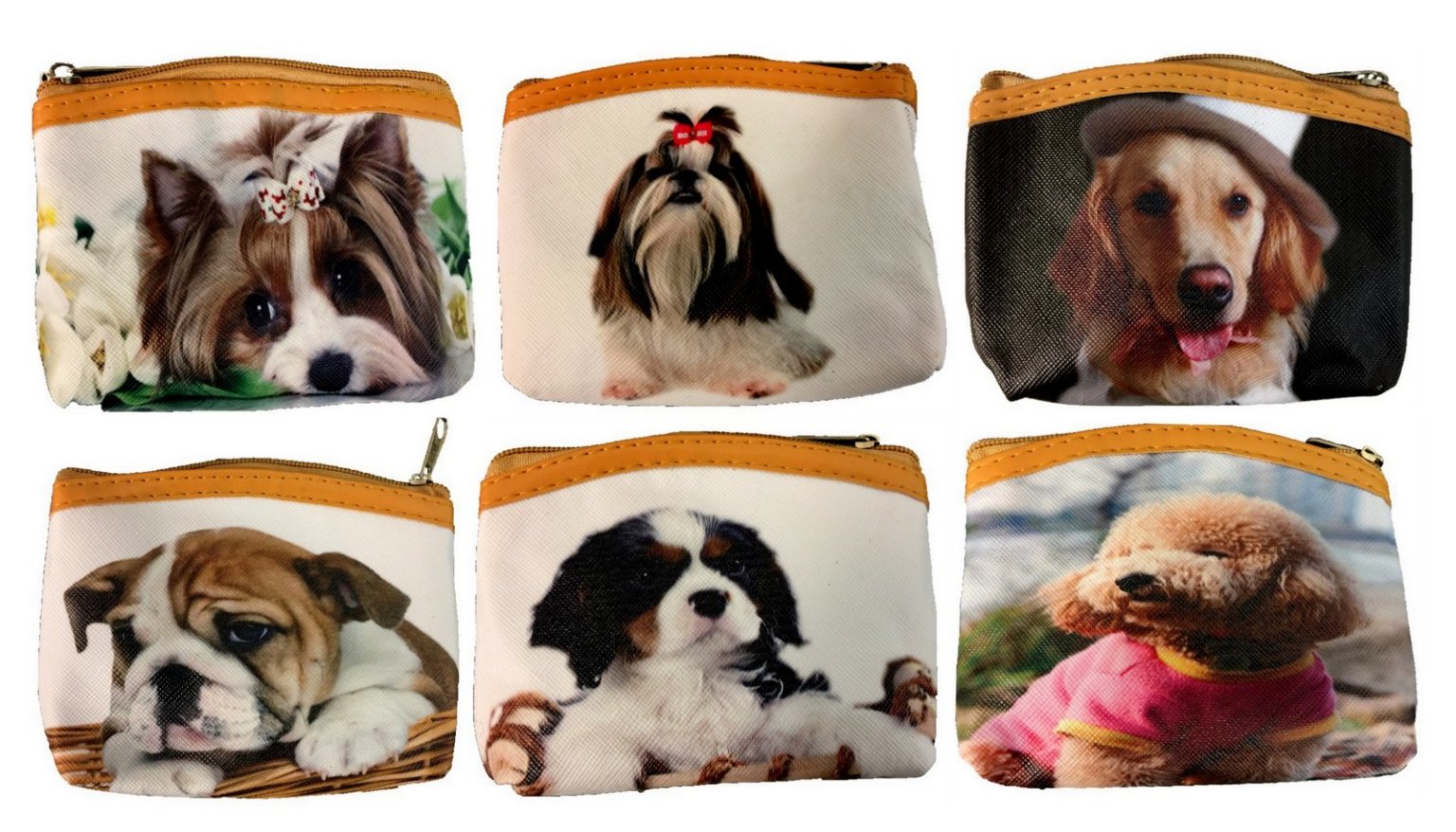 dog print purses