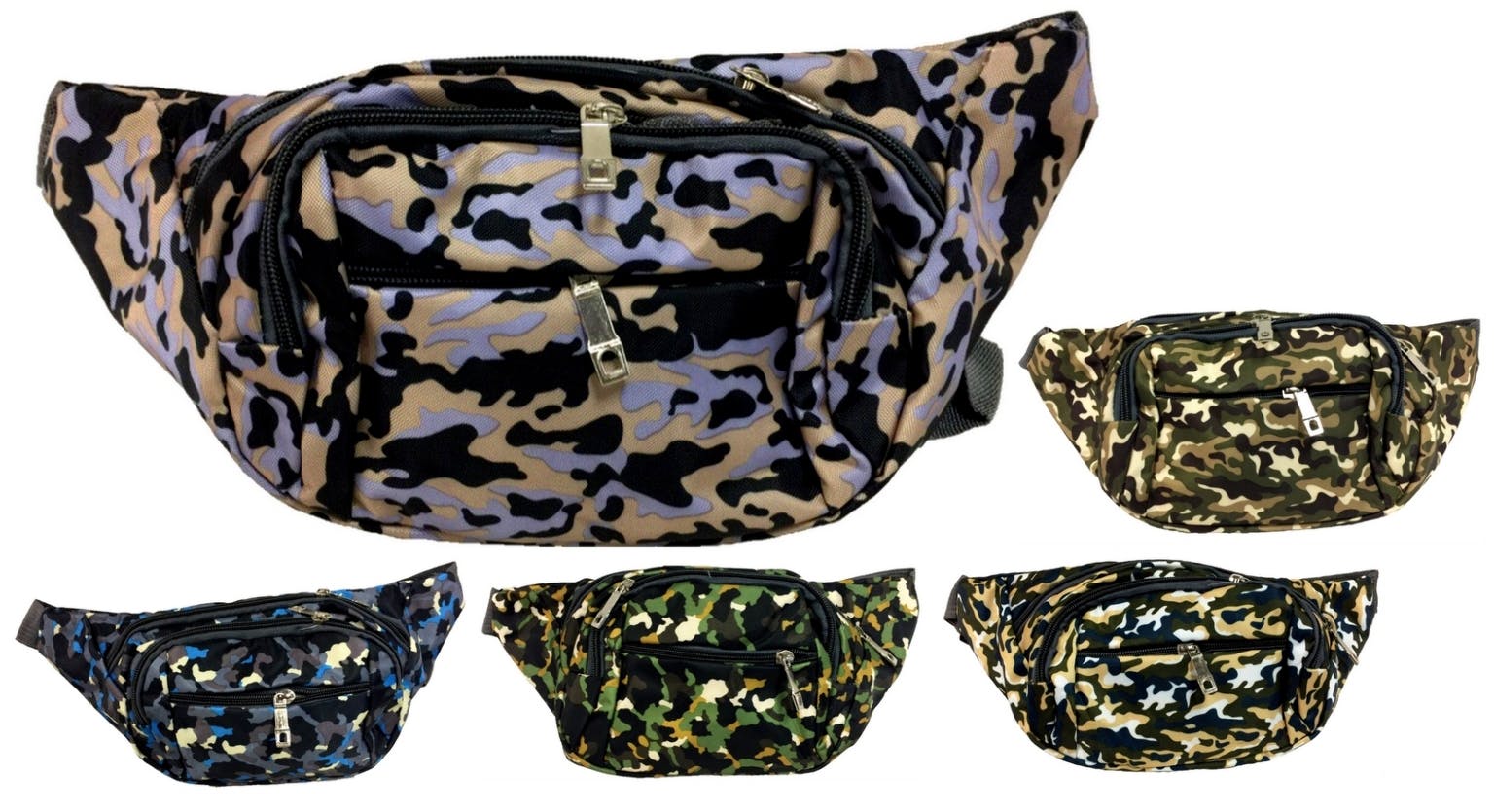 Wholesale Camo Fanny Pack/ Waist Bag (SKU 2341273) DollarDays