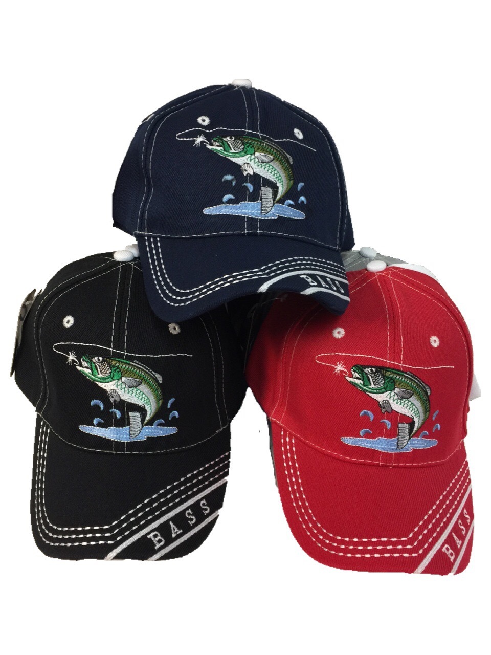 Wholesale Bass Fishing Baseball hat