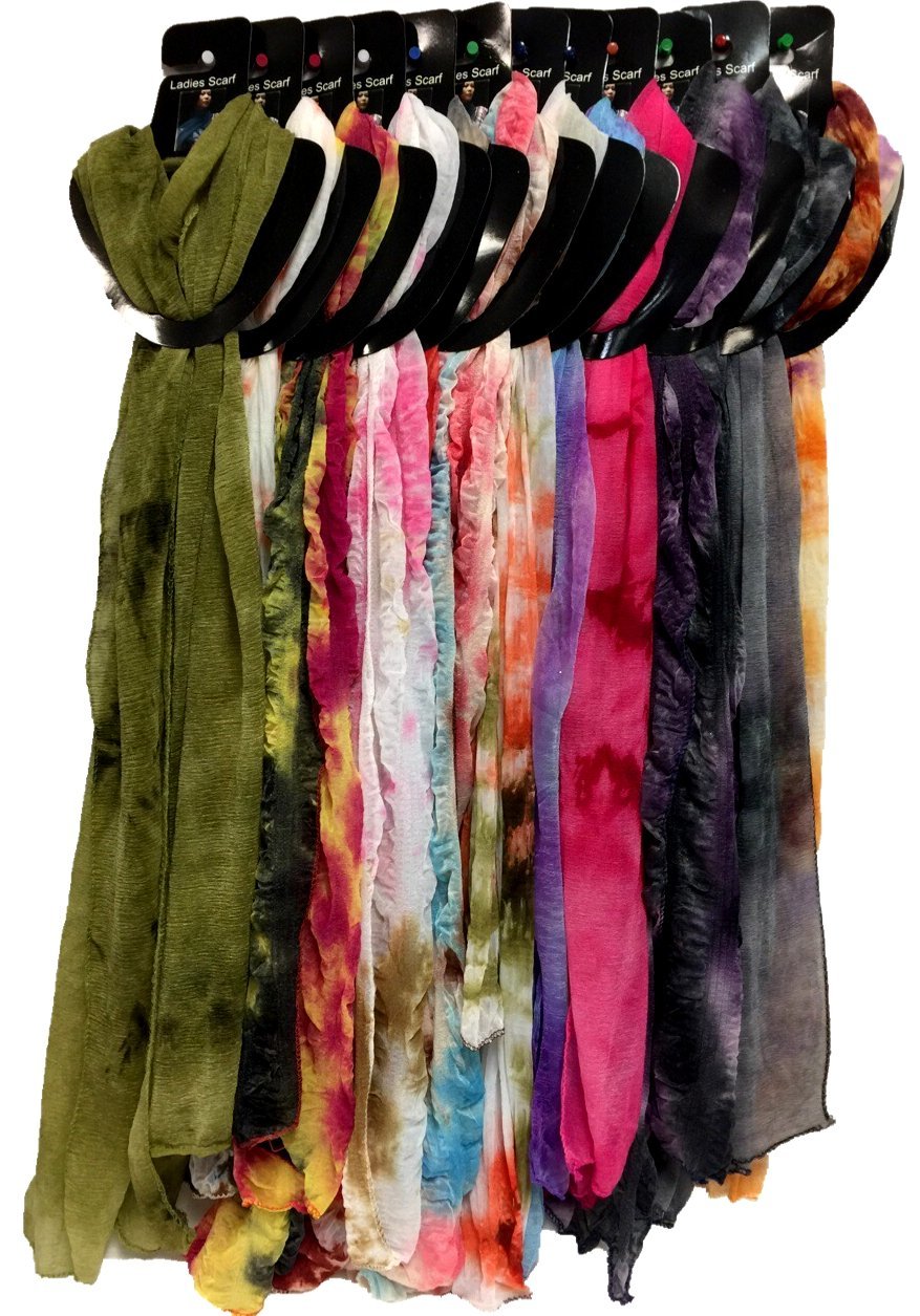 tie dye scarves wholesale