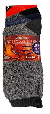 Men's Winter Thermal Socks - Assorted