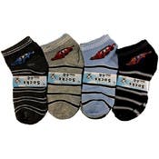 Race Car Boys Socks - Assorted, Size 6-8