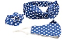 3-Piece Fashion Facemask - Headband, Scrunchie, Polka Dots image number null