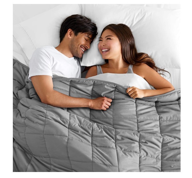 Wholesale Weighted Blankets Grey, 7 lbs., 48'' x 72'' DollarDays