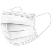 White Disposable Masks - 3 Ply