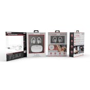 Wrap Around TWS Wireless Earbuds - White