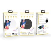 Wireless Charging Pads - Black, 10W