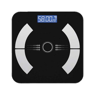 TKO Ultra Slim Digital Smart Weight Scale, Black