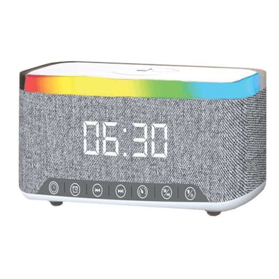 SoundBound 5-in-1 Wireless RGB Alarm Clock Speaker