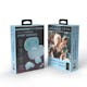 Rubberized Sport Sweat-Resistant Earbuds - Blue, Rechargeable (2 of 3)