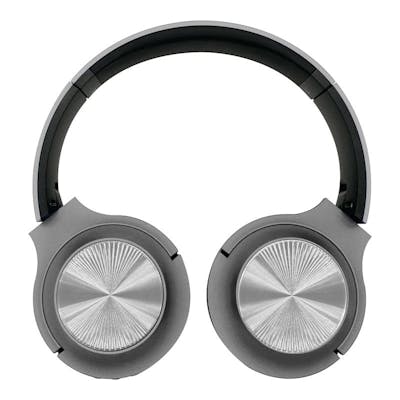 Wireless Over-Ear Headphones - Gunmetal/Chrome, 3.5mm, SD Card