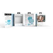 Wireless Sport Earbuds - Rubberized, Blue