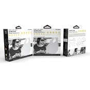 Wireless Over-Ear Headphones - Black, Foldable
