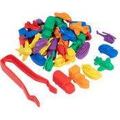 Transport Counters - Assorted Colors, 36 Pieces
