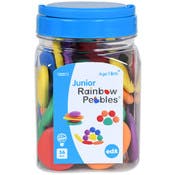 Junior Rainbow Pebbles - Assorted Colors, 36 Piece