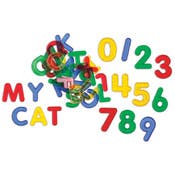 Transparent Letters & Number Set - Mini Jar, 36 Pack