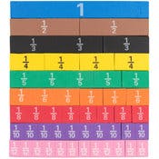 Magnetic Fraction Tiles - Foam, 51 Pieces