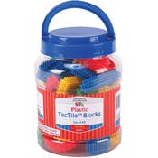 TacTile Blocks - Set of 49, Assorted Colors