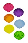 Transparent Tactile Shells - Assorted Colors, 36 Pieces image number null