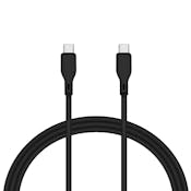USB-C To USB-C Silicone Cables - 4', Black