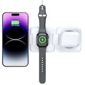3-in-1 Magnetic Foldable Wireless Chargers - White