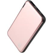 Aluminum 7200mAh Power Bank with USB-C - Pink