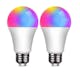 Smart Home Multicolor LED A19 Bulbs - 2 Pack (2 of 4)