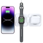 3-in-1 Magnetic Foldable Wireless Chargers - White image number null