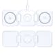 3-in-1 Magnetic Foldable Wireless Chargers - White (5 of 6)