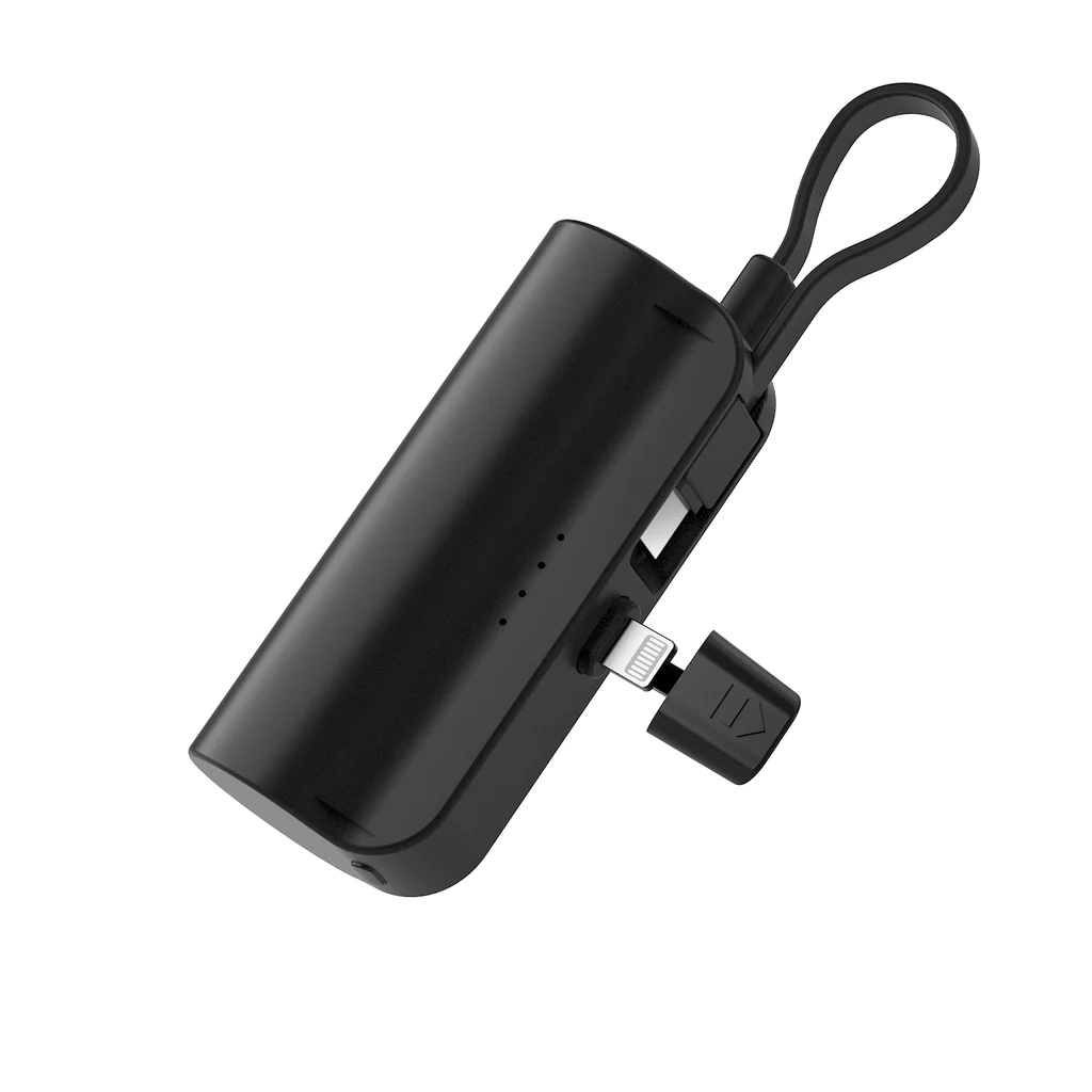 10,000mAh | PowerBolt Wireless Fast Charge Power Bank with MFi Lightning  Port | Black
