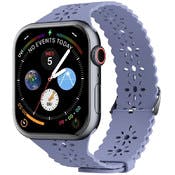 Apple Watch Lace Bands - Gray Blue, Silicone, 38mm/40mm/41mm