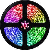 LED Light Strips with Remote - 20', Sound Activated, Multi-Color