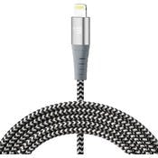 Apple MFI Certified Lightning to USB Cable - 4 Foot, Gray, Limited Edition