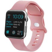 Apple Watch Bands - Pink, Silicone, 42mm/44mm/45mm Face
