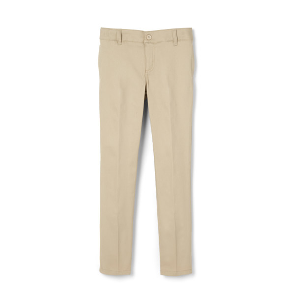 skinny leg khaki pants