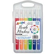 Hand Lettering Brush Markers - 12 Assorted Colors