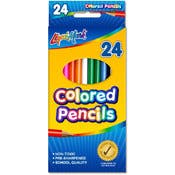Bulk Colored Pencils - 250 Count, 10 Colors, Pre-sharpened