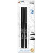 Chisel Tip & Fine Point Markers - 2 Pack, Black