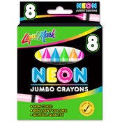 Jumbo Crayons - 8 Count, Neon Colors