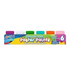 Pastel Poster Paint Set with Brush, 6 Colors image number null