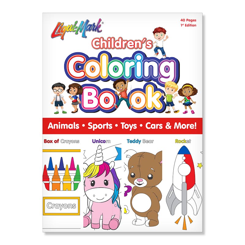Childrens Coloring Book - 1st Edition
