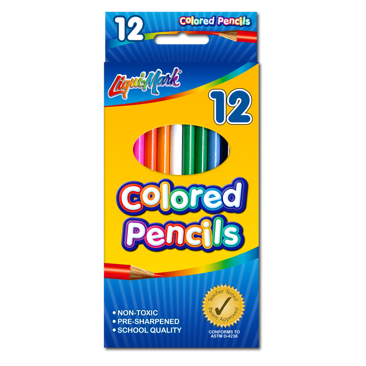 Bulk Colored Pencils in 12 Packs, Pre-Sharpened