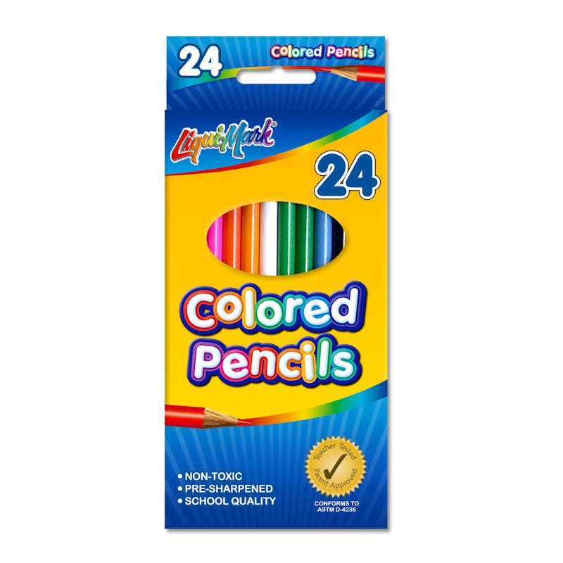 Colored Pencils - 24 Count  Pre-sharpened