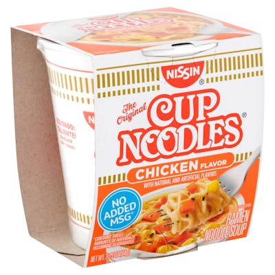 Wholesale Nissin Cup O'Noodles Ramen Noodle Soup, Chicken Flavor - 2.25