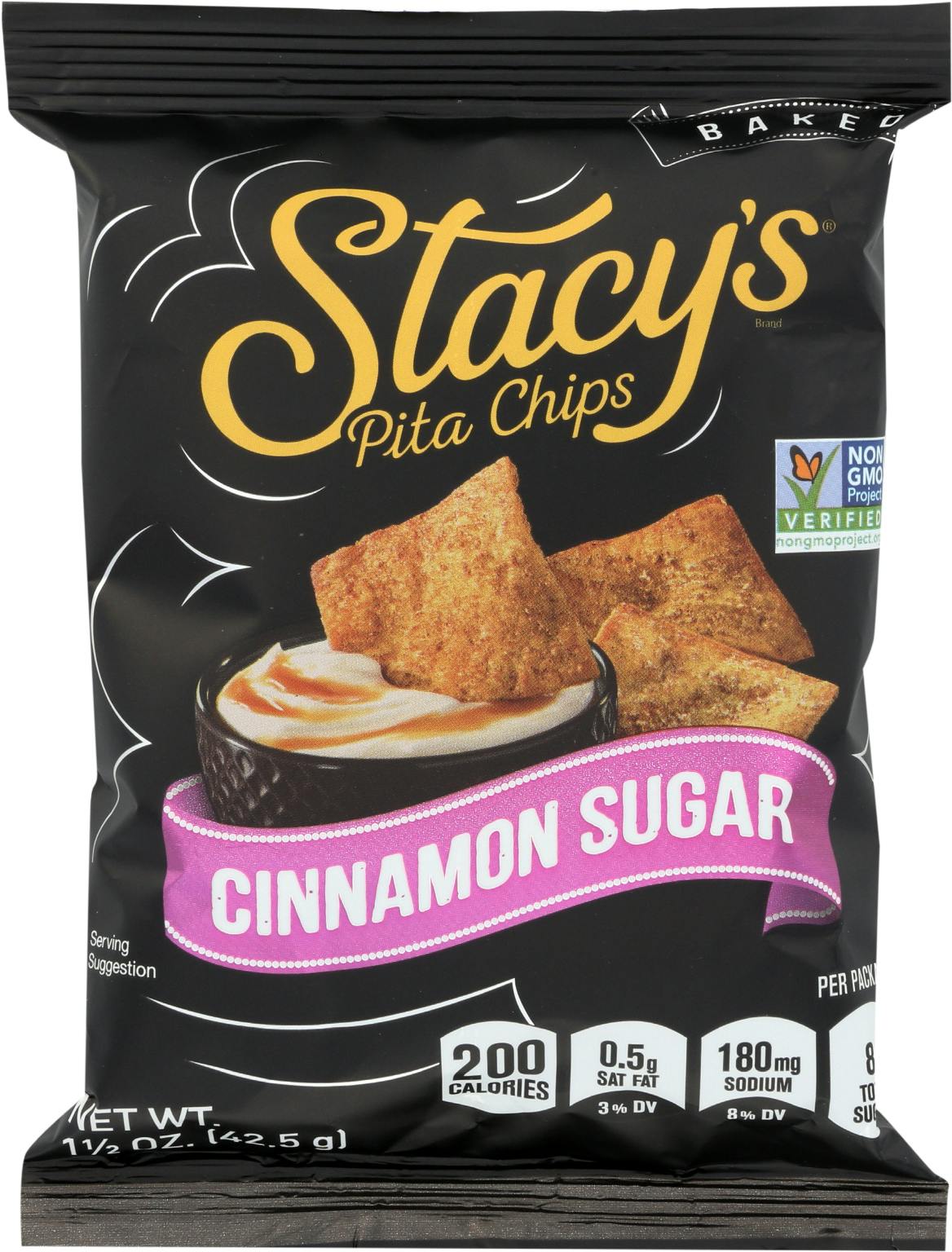 Wholesale Stacy's Cinnamon Sugar Flavored Pita Chips - 1.5 Ounce (SKU ...