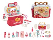 Portable Mini Princess Makeup Playset - 19 Piece