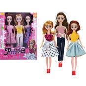 Fancy Amelia Dolls - 3 Pack