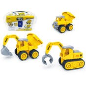 DIY Construction Vehicle Assembly Sets - Yellow, Medium